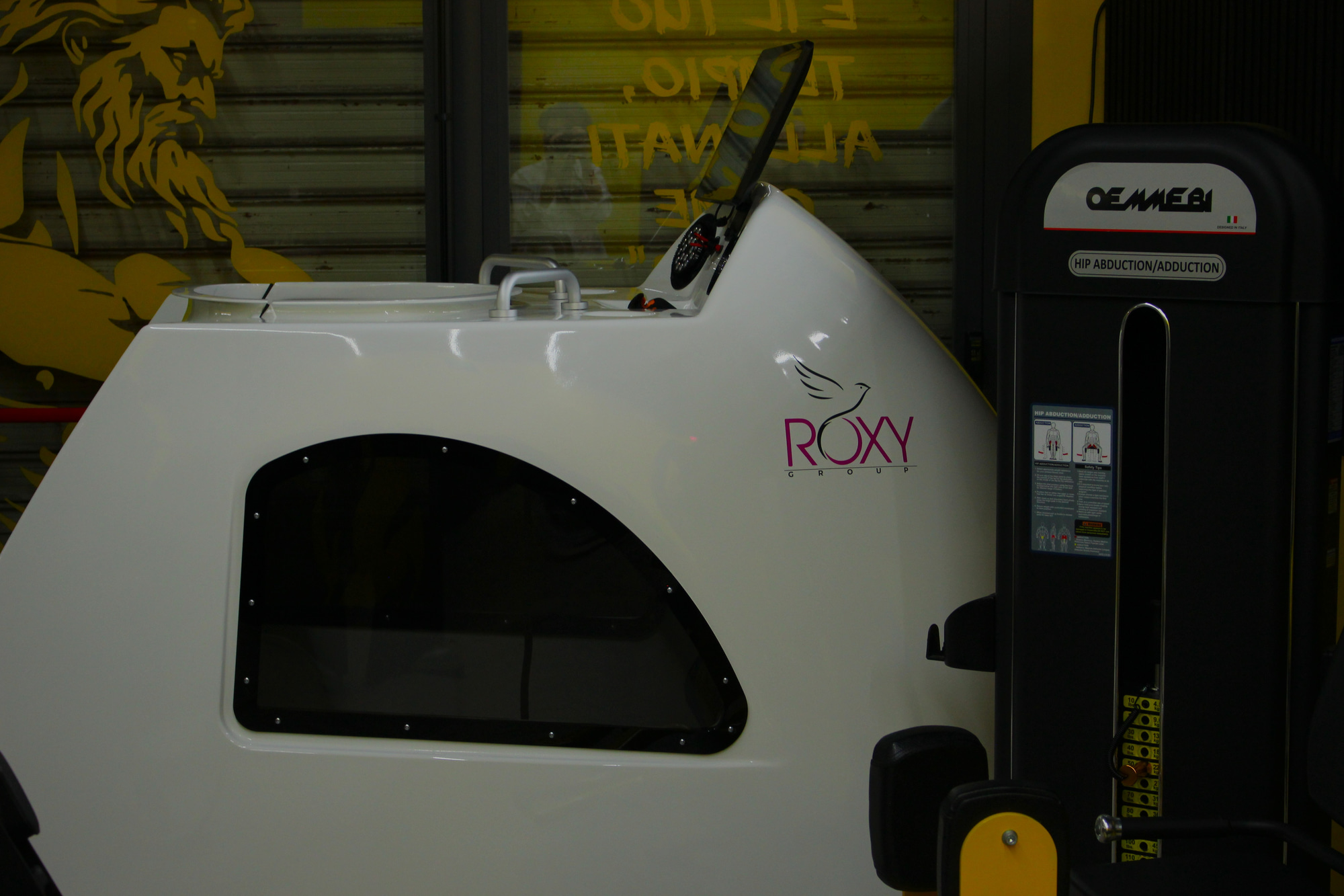Sauna Roxy e zona benessere di Chapo Fitness al Villaggio Santa Rosalia